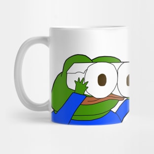 Pepe Toilet Paper Roll Binoculars Mug